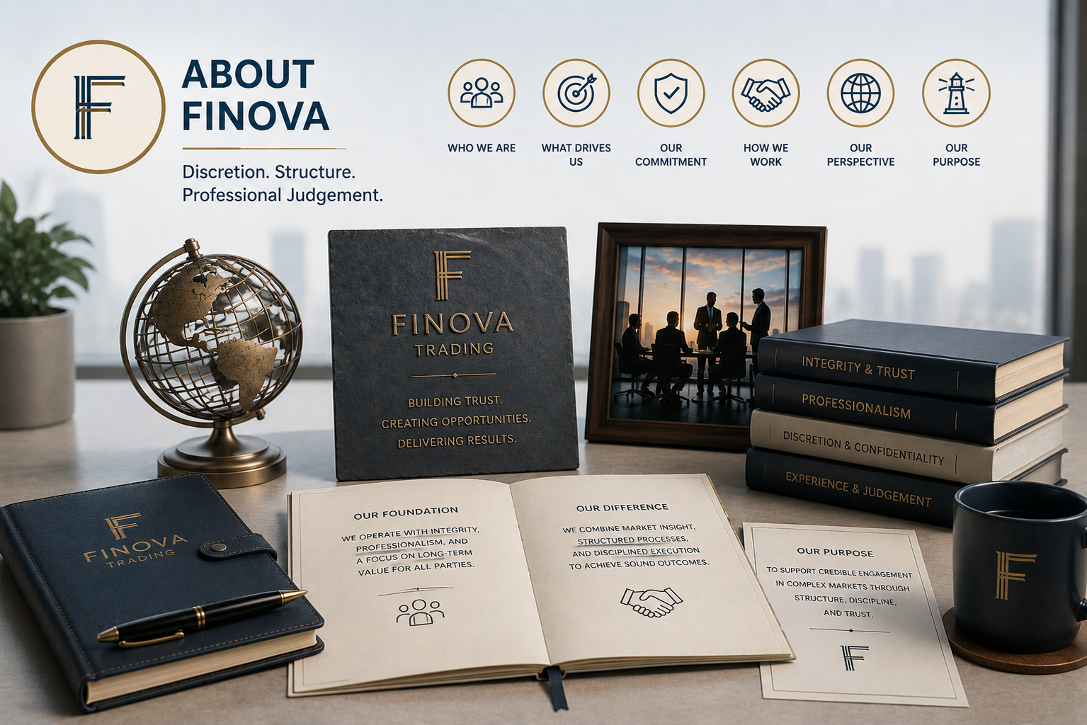 About Finova: discretion, structure, professional judgement, integrity and trust in complex markets